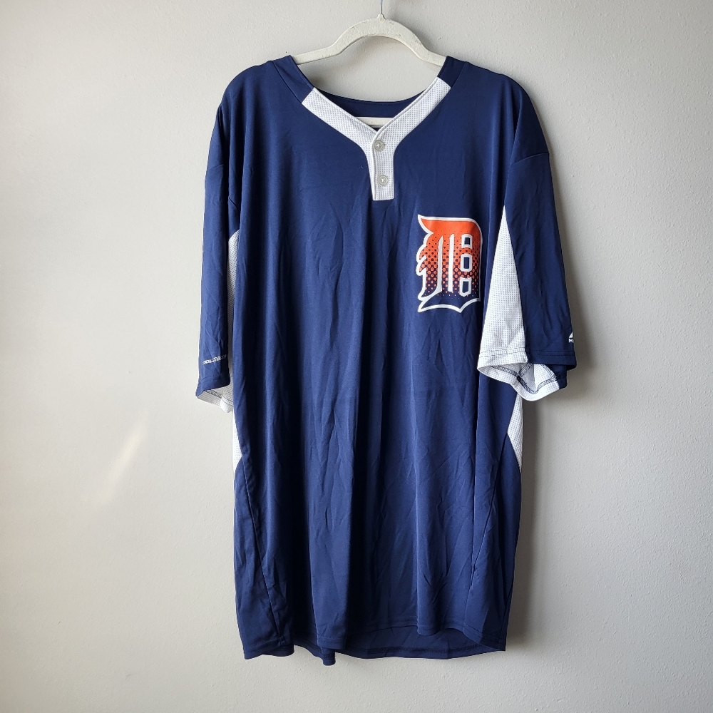 Detroit Tigers Mens Majestic Cool Base Jersey #6 AL Kaline Jersey EUC Sz 3XL